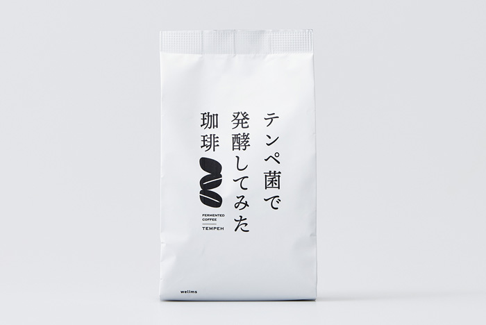 テンペ菌で発酵してみた珈琲 パッケージ